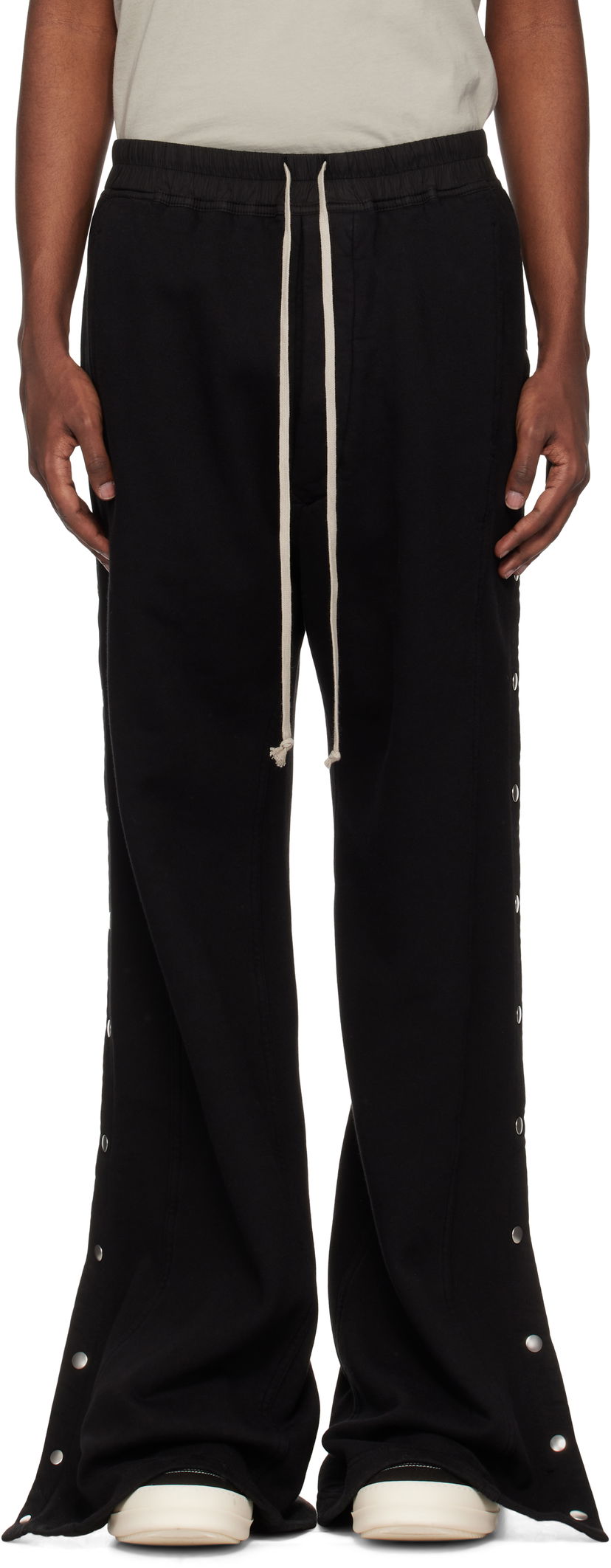 Спортни панталони Rick Owens Pusher Sweatpants Черно | DU02D2393 F