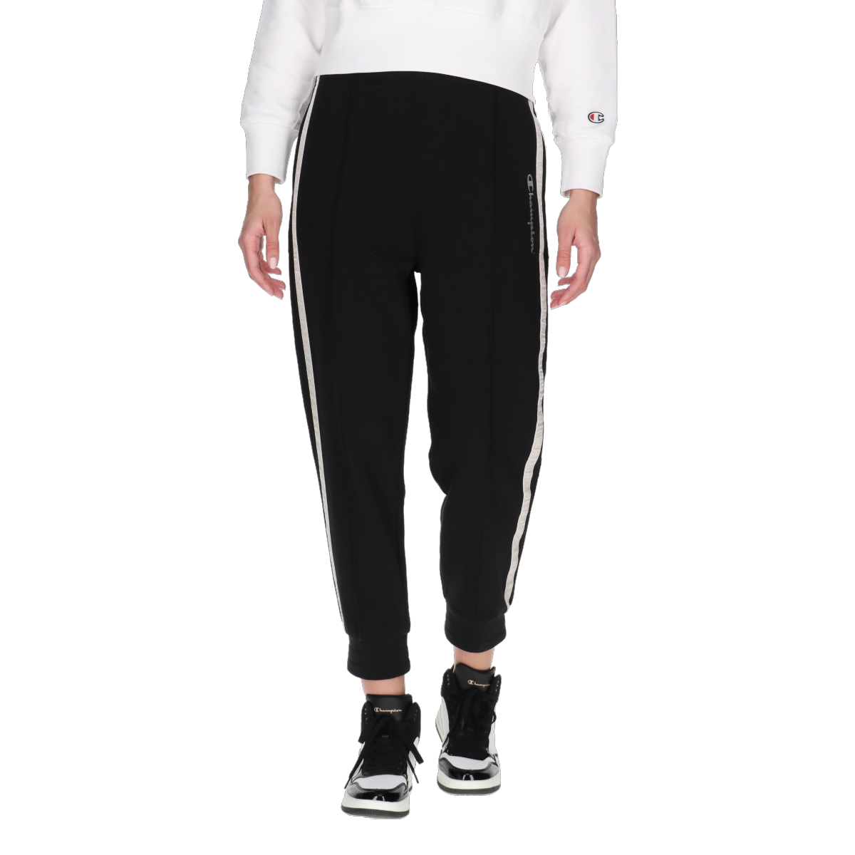 Спортни панталони Champion Joggers Tape Черно | CHA241F108-01, 0