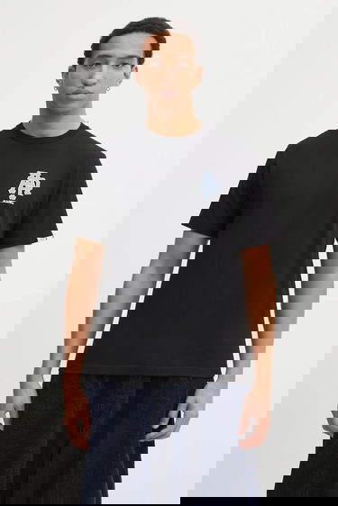 Тениска AAPE by A Bathing Ape AAPE Basic T-Shirt with Print Черно | AAPTEM1732XXP, 0