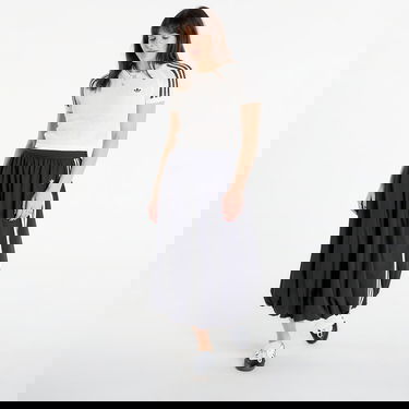 Съкратен топ adidas Performance Knitted Crochet Cali Cropped T-Shirt Бяло | KE0200, 3