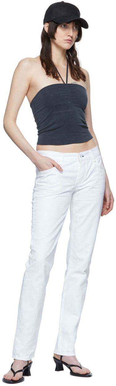 Дънки rag & bone Piper Straight-Leg Jeans Бяло | WDD22P2904SPBW, 3