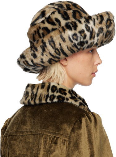 Шапка Anna Sui Anna Sui Faux Leopard Hat Многоцветен | 725O91, 2