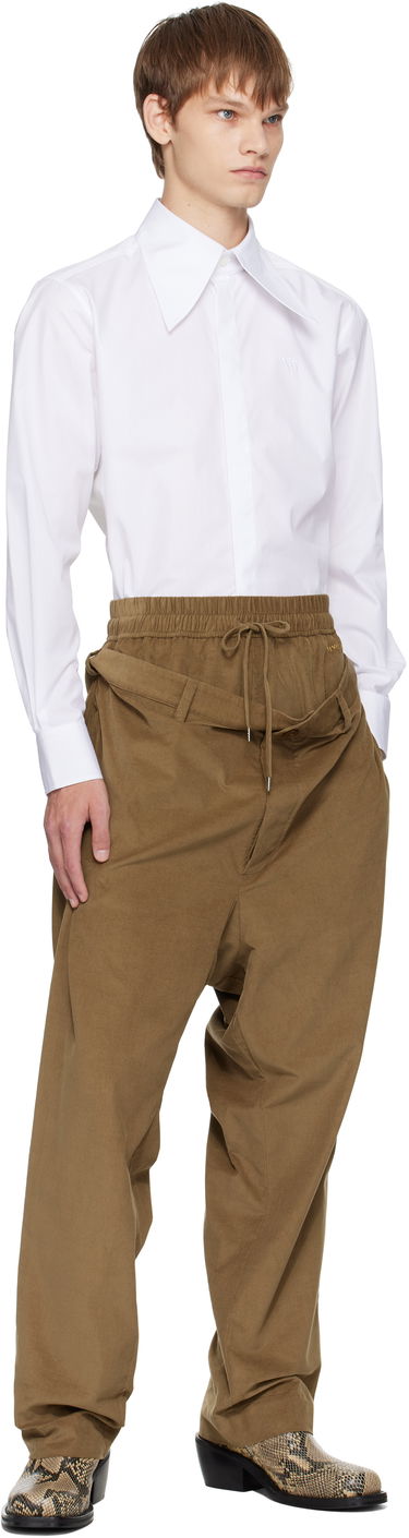Панталони Vivienne Westwood Vivienne Westwood Builder Drop Crotch Corduroy Trousers Кафяво | 2F01001R-W0186-, 3
