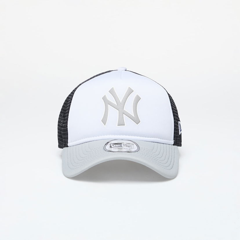 Шапка с козирка New Era Cap New York Yankees 9Forty Trucker Gray/ Navy Бяло | 60503531