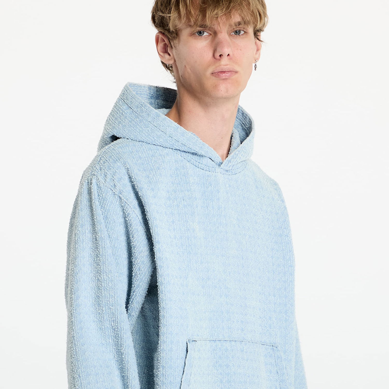 Суитчър Pleasures Expand Poncho Hoodie Blue Синьо | P24F037 BLUE, 1