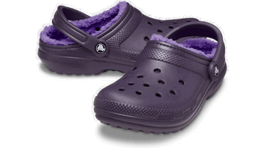 Кецове и обувки Crocs Classic Lined Clogs Лилаво | 203591-5AS, 1
