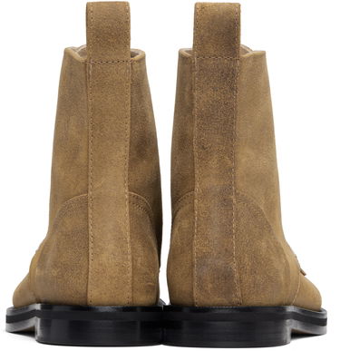 Кецове и обувки JW Anderson JW Anderson Suede Lace-Up Ankle Boots with Contrast Stitching Бежово | BT0107-LA0319, 1