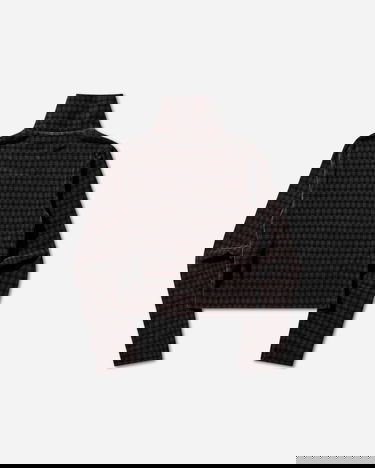 Пуловер OUR LEGACY Cropped High Neck Houndstooth Slim Zip Longsleeve Многоцветен | W2266SMH 001, 2