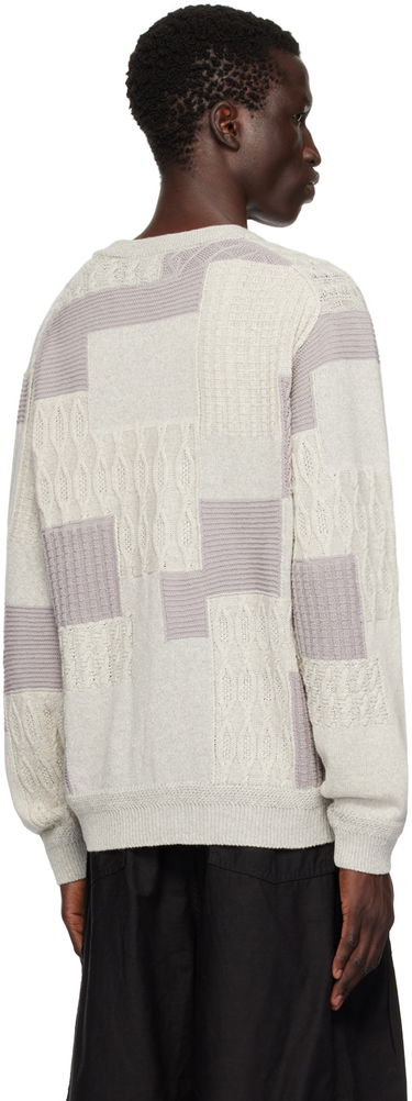 Пуловер BEAMS BEAMS PLUS Patchwork Cardigan Сиво | 3815-0173-156, 2