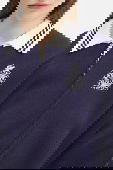 Пуловер Sporty & Rich Sporty & Rich Royal Club Zipped Cardigan Тъмно синьо | CA006620219BL106, 3