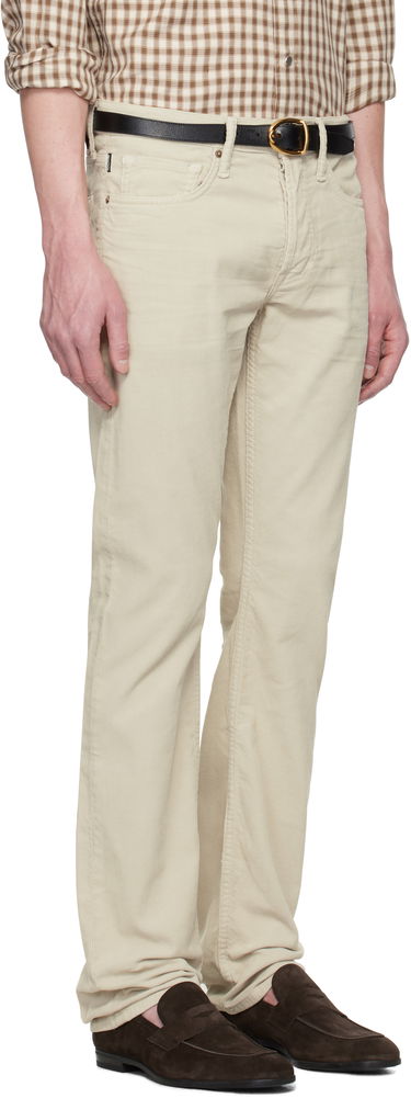 Дънки Tom Ford TOM FORD Micro Cord Slim Fit Jeans Бежово | DPH001-DMC033F23, 1