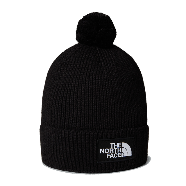 The North Face Logo Box Pom Beanie