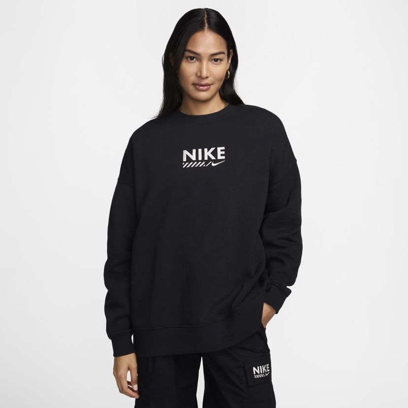 Суитчър Nike Sportswear Fleece Sweatshirt Черно | HM4318-010