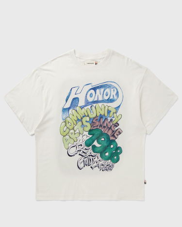 Тениска Honor The Gift Community Arts Creative T-Shirt Бяло | HTG250343-BONE, 0