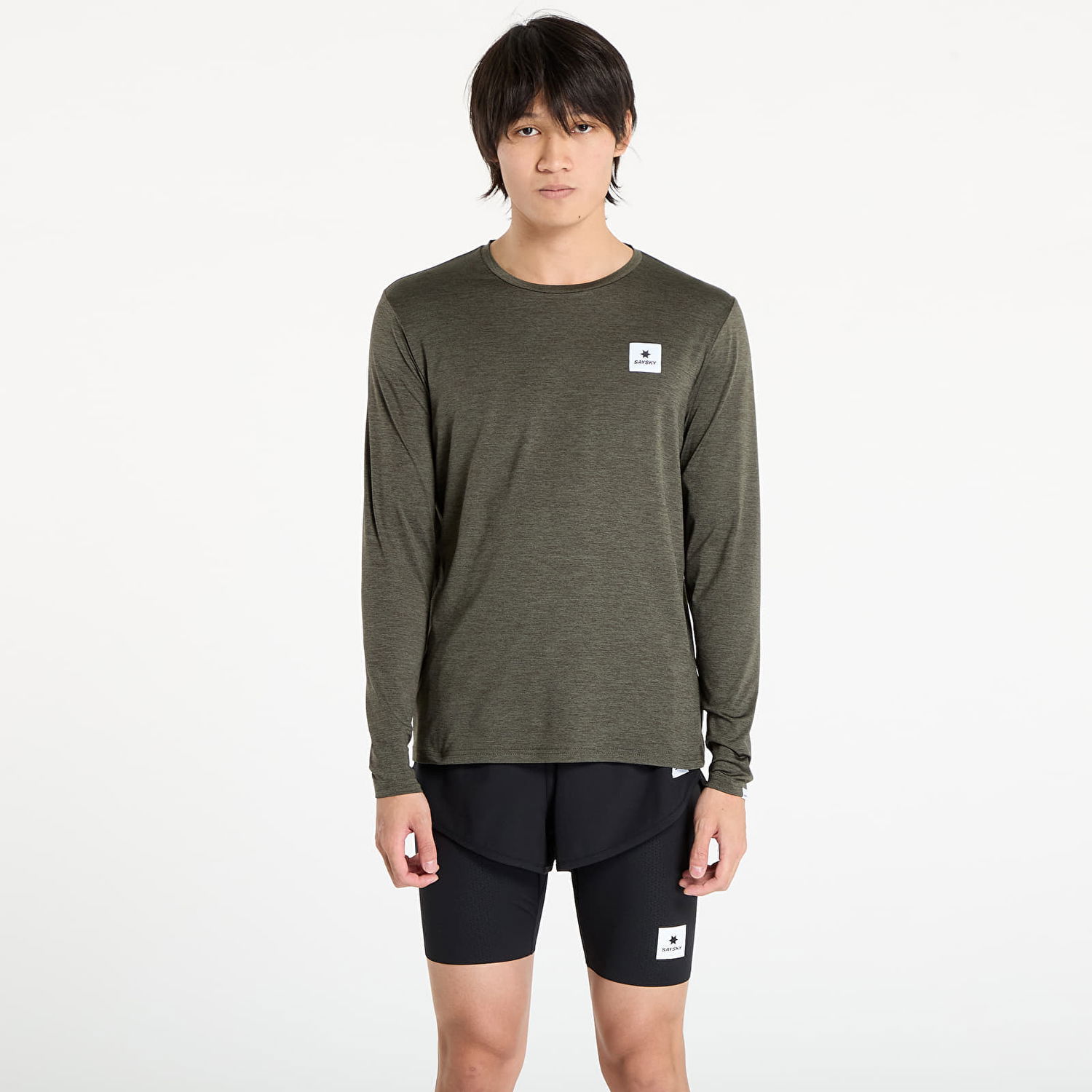 Тениска Saysky SAYSKY Statement Pace Long Sleeve T-Shirt Зелено | OMRLS22C3001, 0