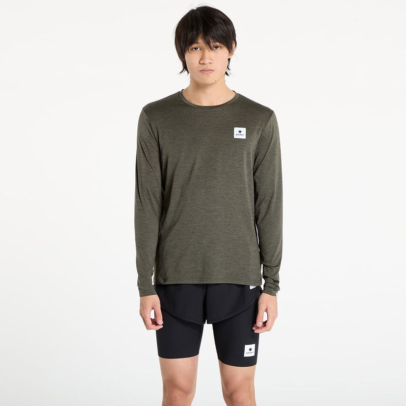 Тениска Saysky SAYSKY Statement Pace Long Sleeve T-Shirt Зелено | OMRLS22C3001