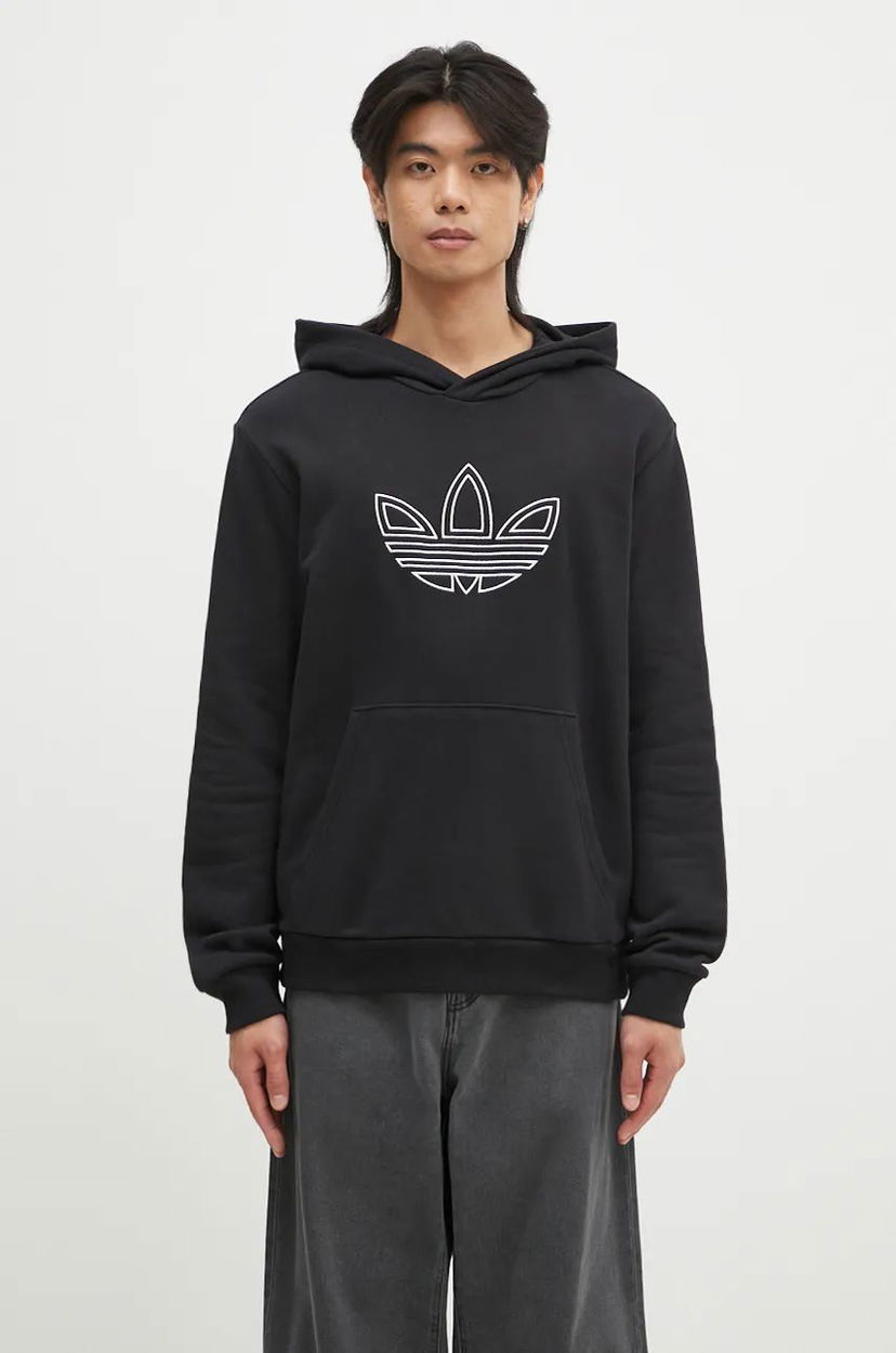 Суитчър adidas Originals Originals Outline Hoodie Черно | JJ1506