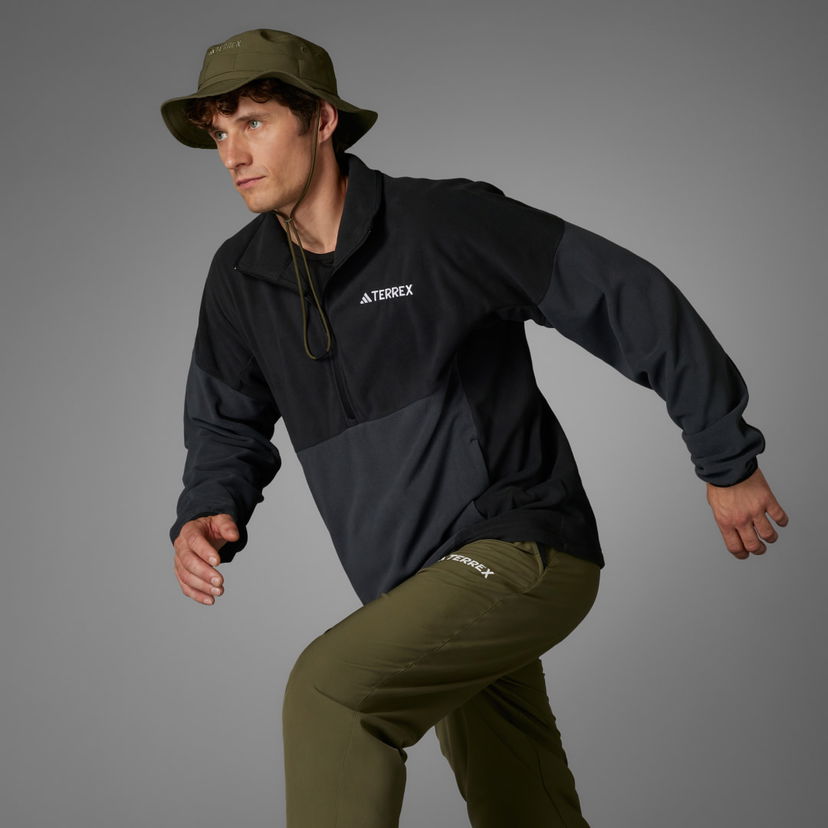 Пуловер adidas Performance Terrex Multi Climawarm Fleece Jacket Черно | JE1350