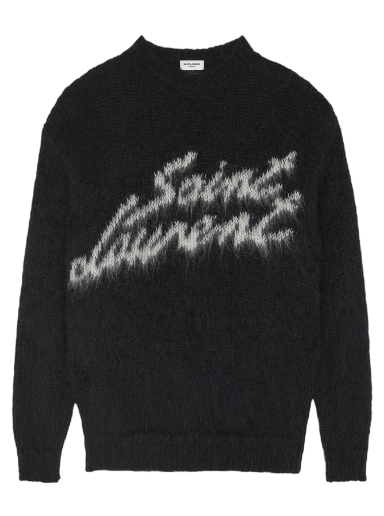 Пуловер Saint Laurent 90s Sweater Черно | 712176 Y75SQ 1095