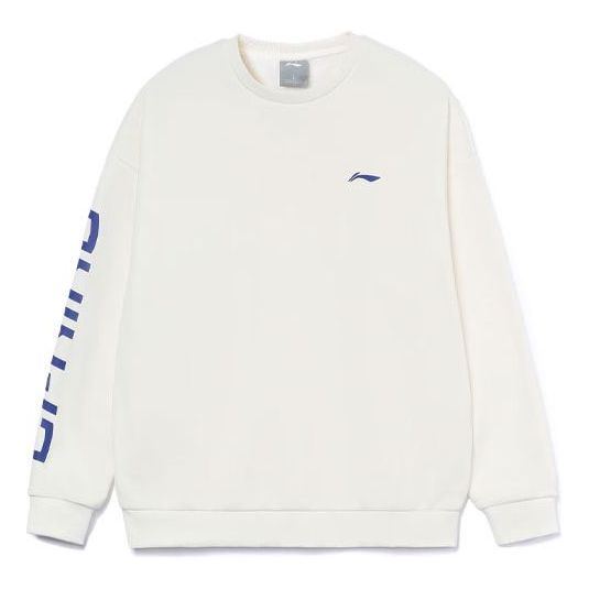 Пуловер Li-Ning Training Series Stay Warm Fleece Pullover Бяло | AWDRF44-3, 0