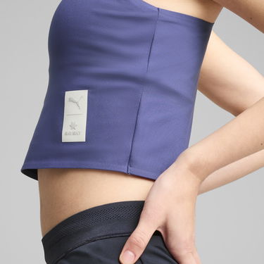 Потник Puma PUMA x SAYSKY Women's Running Crop Top Лилаво | 526839_46, 5