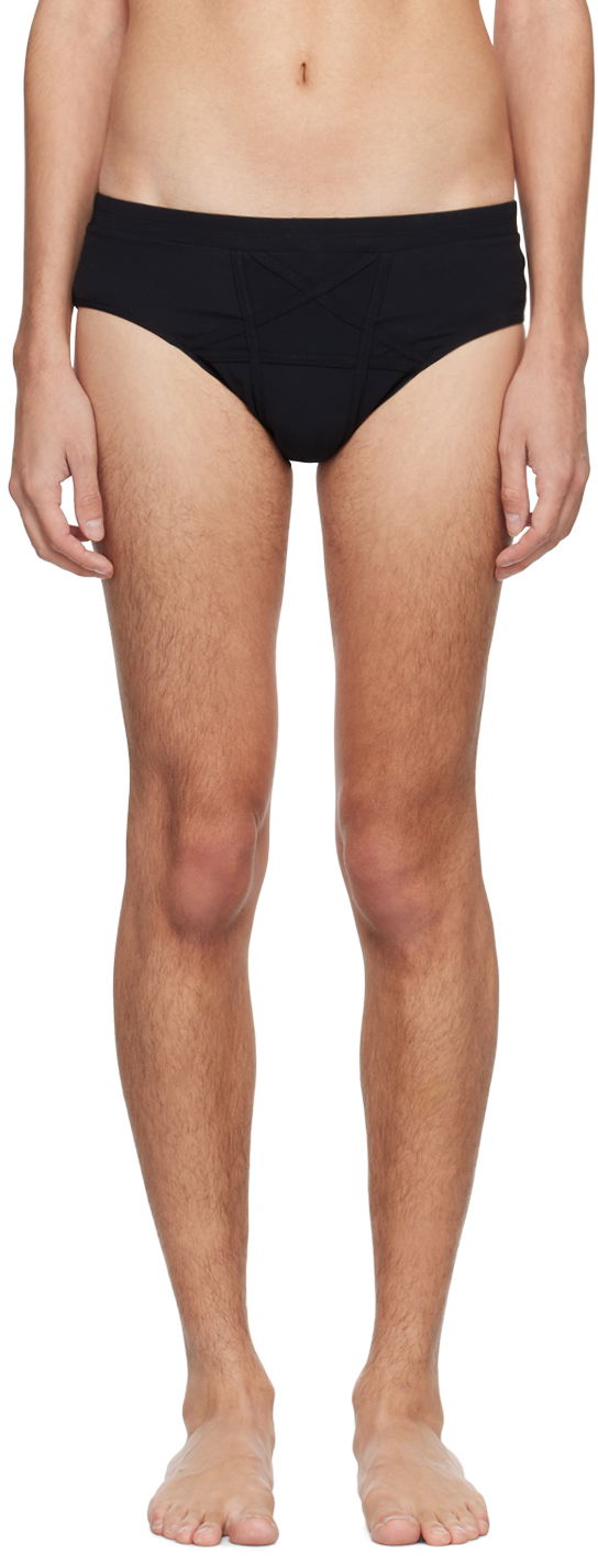Бански Rick Owens Penta Swim Briefs Черно | RU01D3011 NSB, 0