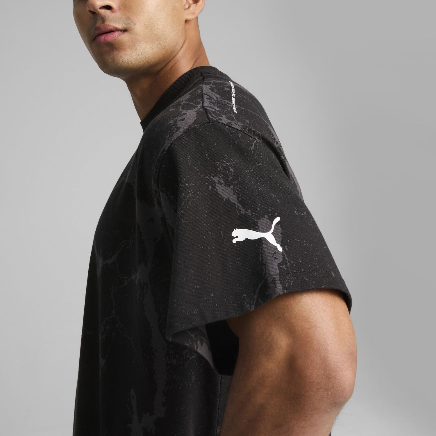 Тениска Puma HOOPS x LAFRANCE Chrome Marble T-Shirt Черно | 630779_01, 1