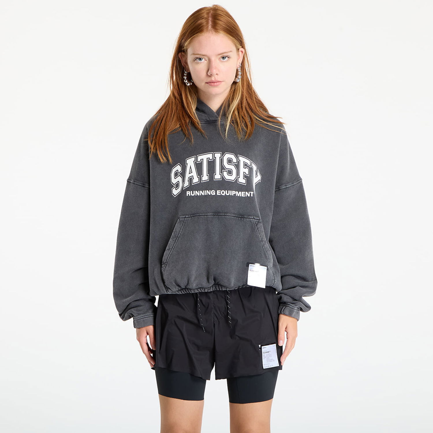 Суитчър Satisfy Satisfy SoftCell Hoodie Сиво | 11046-AB-SAC, 0