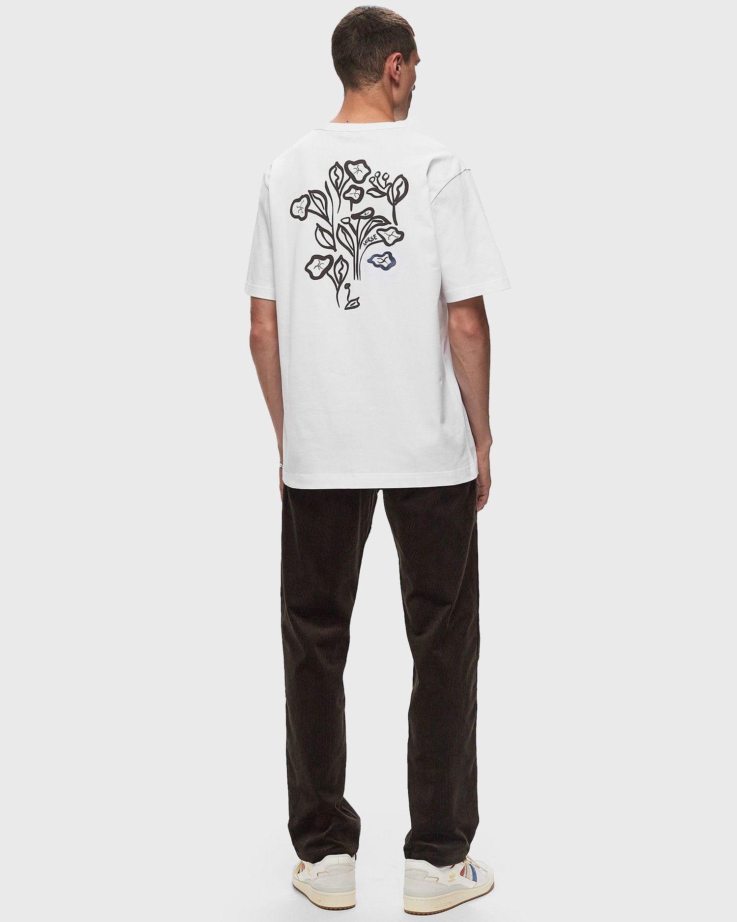 Тениска NORSE PROJECTS Holger Organic Poppy Tee Бяло | N01-0671-0001, 1