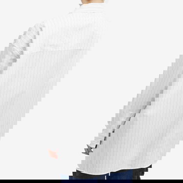 Риза Anine Bing Chrissy Pinstripe Shirt Бяло | A-07-5830-104, 3