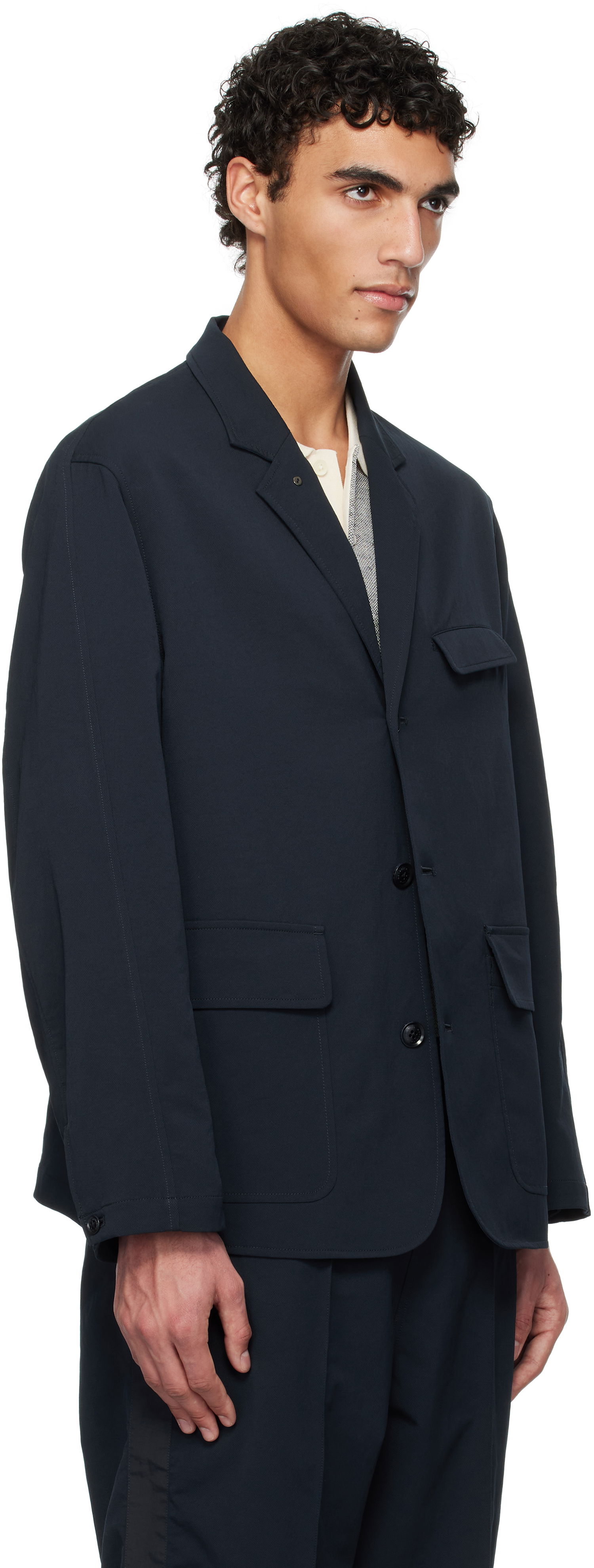 Яке NANAMICA ALPHADRY Club Blazer Тъмно синьо | S25SA047U, 1