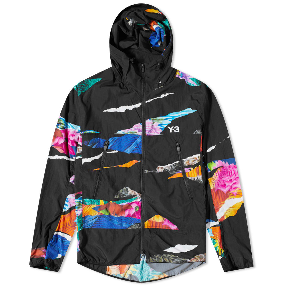 Ветровка Y-3 Floral Print Packable Windbreaker Черно | HG8851, 0