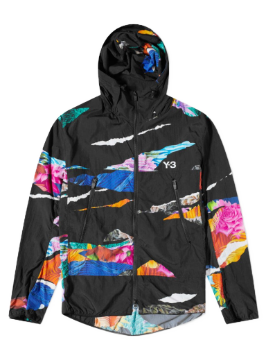 Floral Print Packable Windbreaker