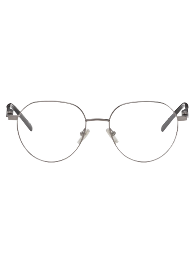 Слънчеви очила Balenciaga Gunmetal Round Glasses Бяло | BB0168O-002