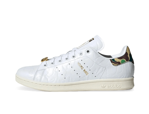 Кецове и обувки adidas Originals BAPE x Stan Smith "30th Anniversary White" Бяло | IG1115