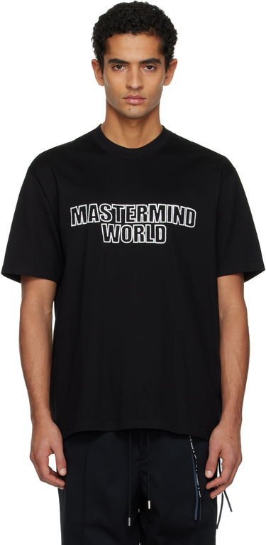 Тениска Mastermind WORLD MASTERMIND WORLD 3D Logo SS T-Shirt Черно | MW25S15-TS053-011, 0