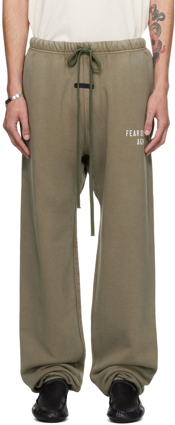 Спортни панталони Fear of God ESSENTIALS Heavy Sweatpants Зелено | 130BT244455F