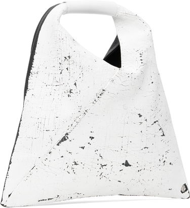Дамска чанта Maison Margiela MM6 Maison Margiela Triangle Mini Tote Bag Бяло | SB6WD0013 P8333, 3