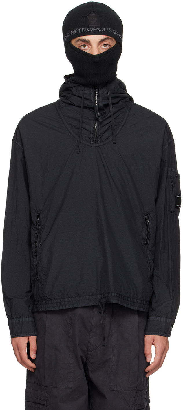 Ветровка C.P. Company Hooded Lightweight Anorak Jacket Черно | 17CMOS107A-005783G, 0