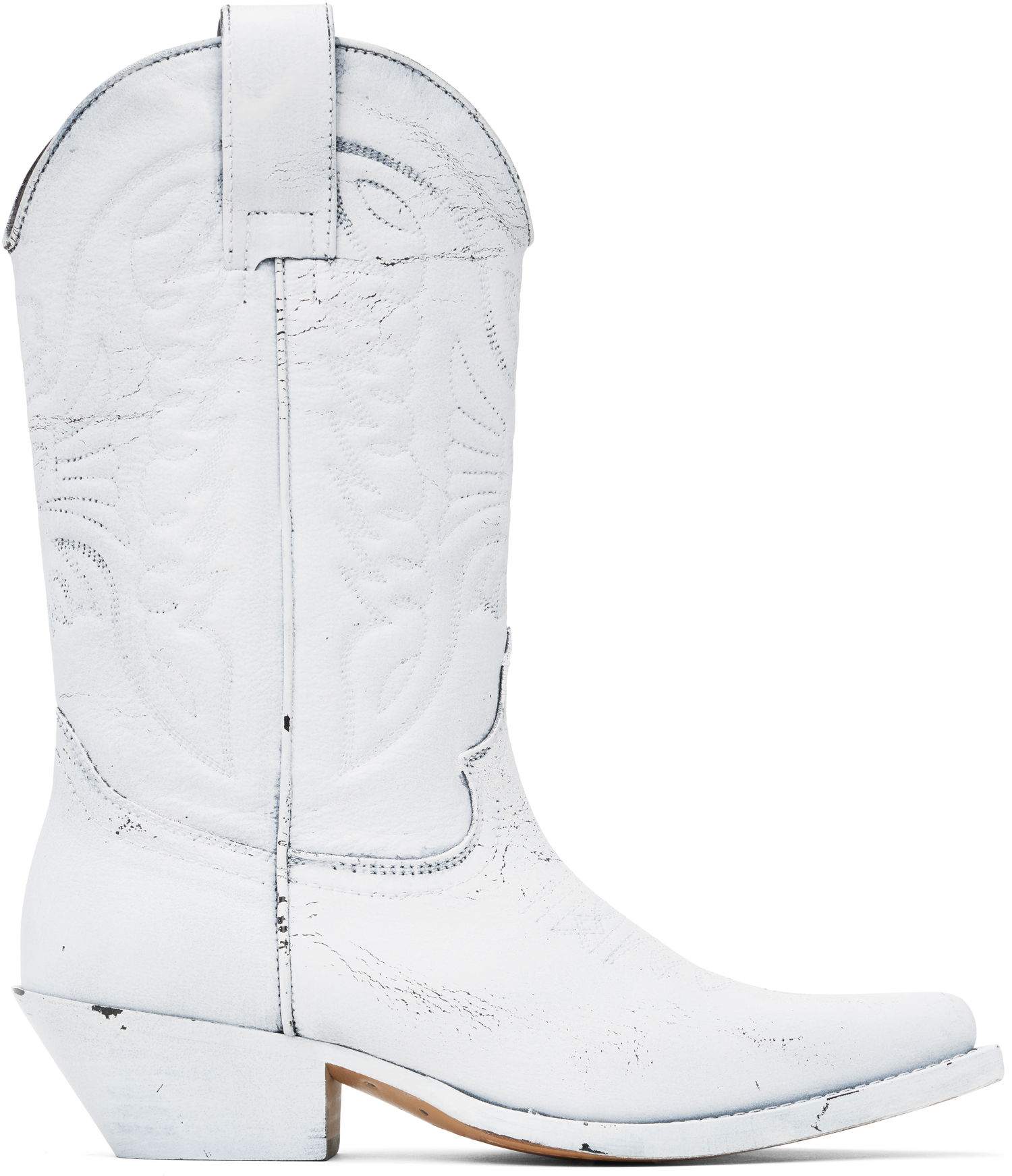 Облекло Maison Margiela MM6 Maison Margiela Painted Cowboy Boots Бяло | S66WW0093 P8299, 0