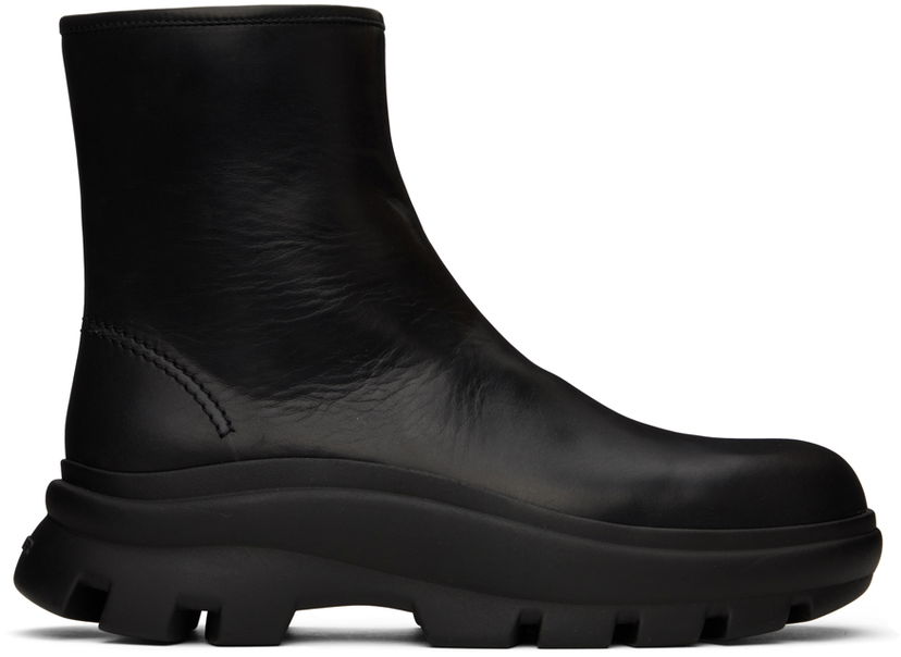 Кецове и обувки Jil Sander Jil Sander Zip Boots Черно | J33WU0007_P4942