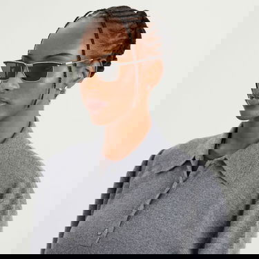 Слънчеви очила Saint Laurent Joe Rectangular Metal Frame Sunglasses Металик | SL-795-JOE-003, 6