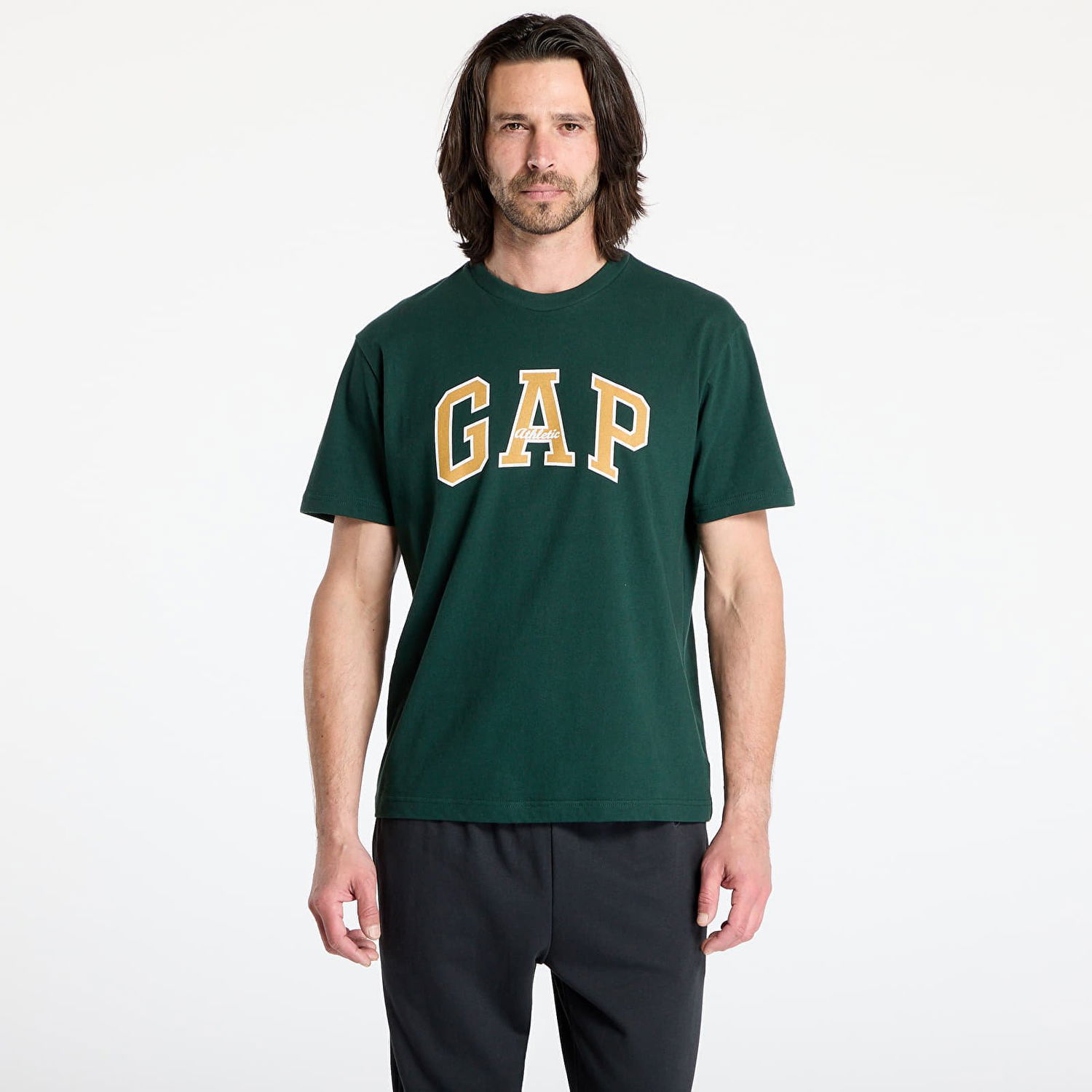 Тениска GAP GAP Athletic Logo T-Shirt Зелено | 797924-06, 0