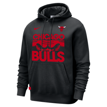 Суитчър Nike NBA Chicago Bulls Club Courtside Hoodie Черно | FZ7687-010, 0