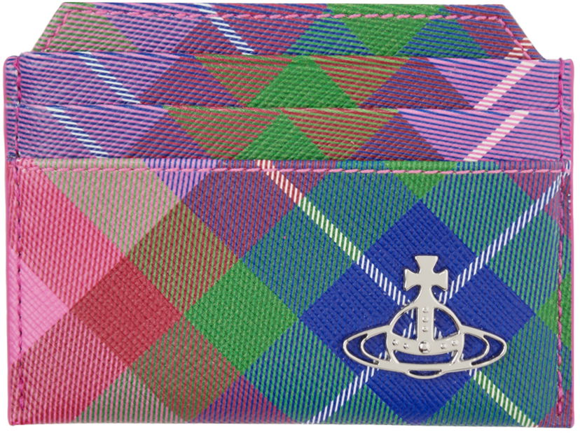 Облекло Vivienne Westwood Multicolor Slim Card Holder Многоцветен | 5403000BU-S001O-