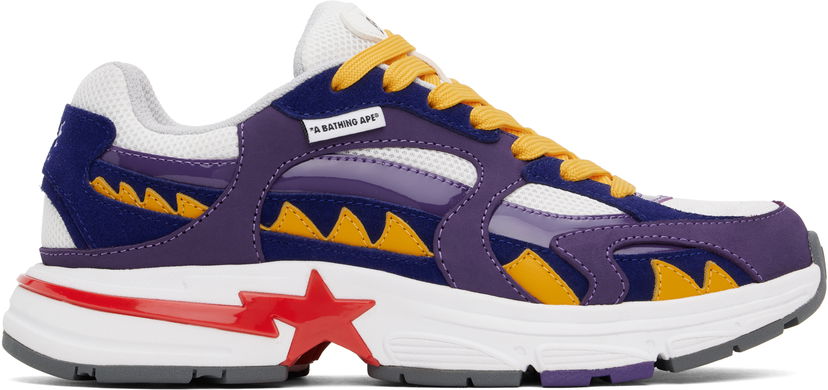 Кецове и обувки BAPE A Bathing Ape Shark STA Лилаво | 001FWK201310M