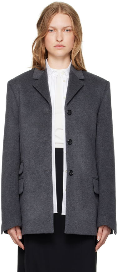 Яке TOTEME Straight Wool Blazer Сиво | 244-WRZ0045-FB0283, 0