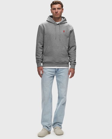 Суитчър AMI Small Heart Popover Hoody Сиво | BFUSW200-730-055, 1