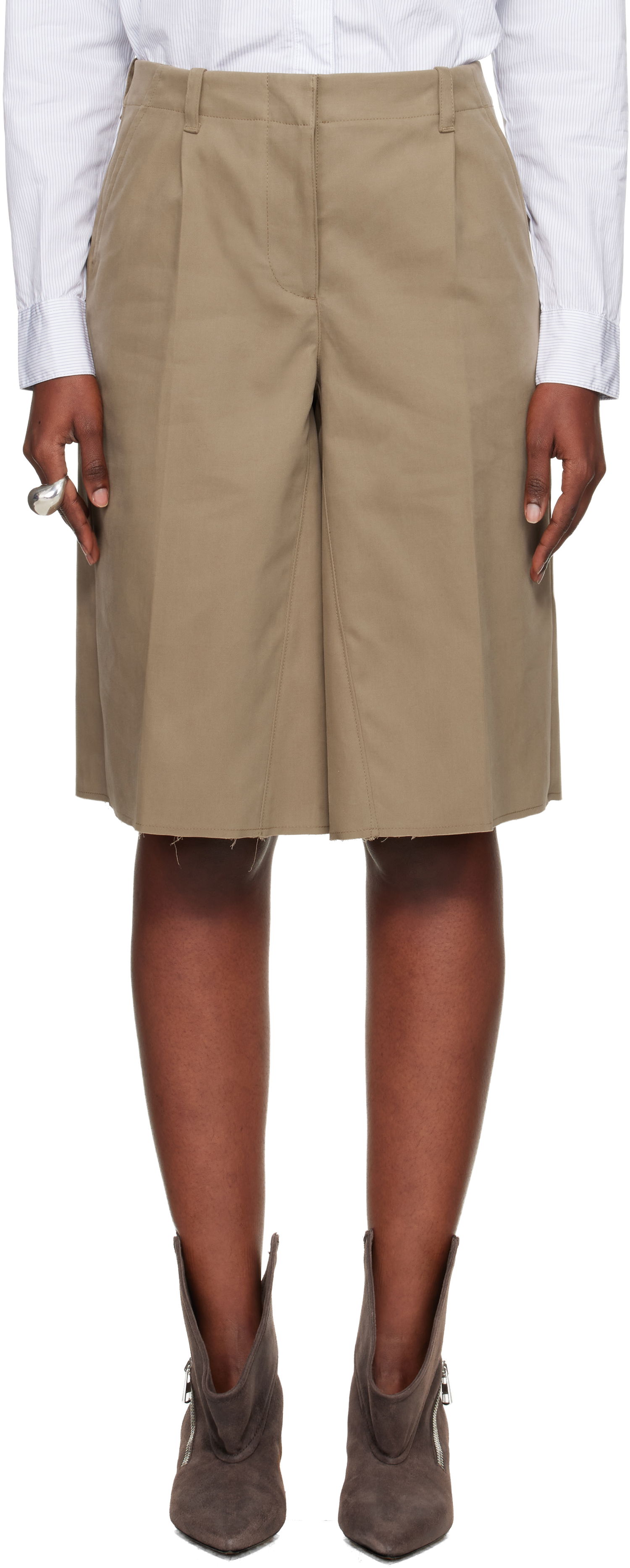 Къси панталони OUR LEGACY Jumbo Shorts Бежово | W4254JS, 0