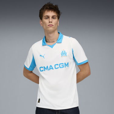 Фланелка Puma Olympique de Marseille Home Jersey 25/26 Бяло | 779801_01, 1